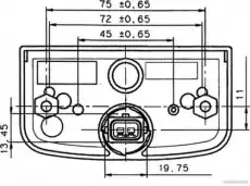 Фонарь габаритный HERTH+BUSS 84750048