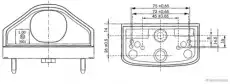 Фонарь габаритный HERTH+BUSS 84750048