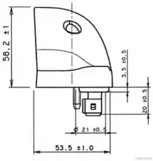 Фонарь габаритный HERTH+BUSS 84750048