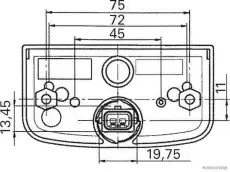 Фонарь габаритный HERTH+BUSS 84750048