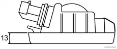 Фонарь габаритный HERTH+BUSS 82710248