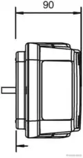Фонарь задний HERTH+BUSS 83830055