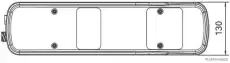 Фонарь задний HERTH+BUSS 83830055