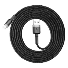 кабель USB Lightning! 2м 1.5A серо-черный\ CALKLF-CG1 BASEUS