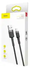 кабель USB Lightning! 2м 1.5A серо-черный\ CALKLF-CG1 BASEUS