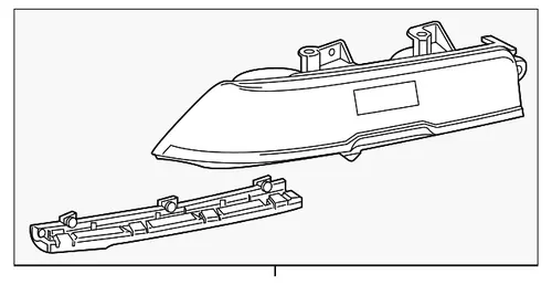 Фонарь задний CADILLAC 23209710
