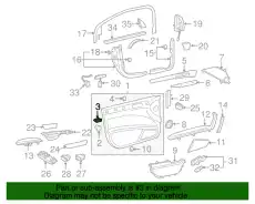 Зажим 7M3858153 BENTLEY