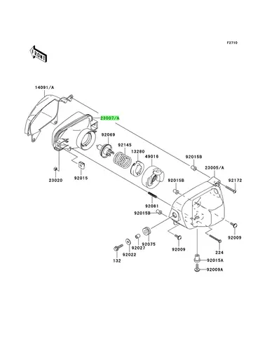 Фара KAWASAKI 230071390
