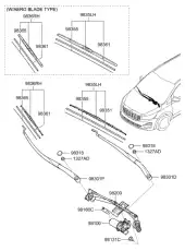 Щетка стеклоочистителя 98351C5600 KIA