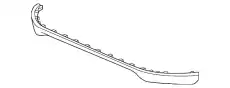 SPOILER, FR. BUMPER 71110T7AJ00 HONDA