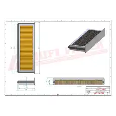 Салонный фильтр HIFI SC70063