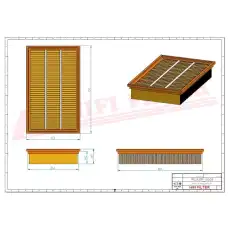 Фильтр воздушный HIFI ASP000401AF007