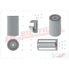 Топливный фильтр HIFI FT1907