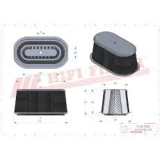 Фильтр воздушный HIFI SA12002