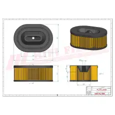 Фильтр воздушный HIFI SA12020