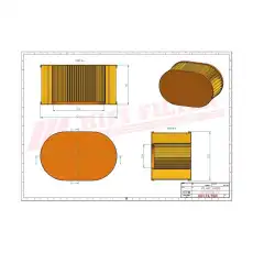 Фильтр воздушный HIFI SA12432