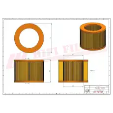 Фильтр воздушный HIFI SA12512