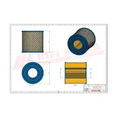 Фильтр воздушный HIFI SA12564