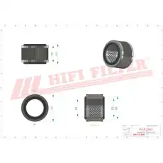 SA 12655 HIFI FILTER, ВОЗДУШНЫЙ ФИЛЬТР, ПОЛЬША