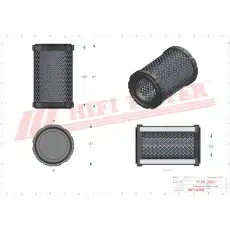Фильтр воздушный HIFI SA16197
