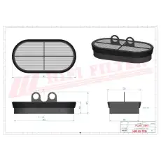 Фильтр воздушный HIFI SA16449
