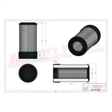 Фильтр воздушный HIFI SA16656