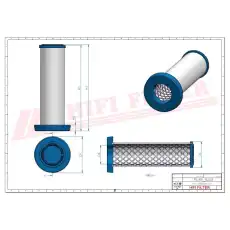 Фильтр воздушный HIFI SA16685