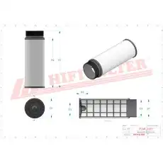 Фильтр воздушный HIFI SA17427