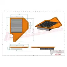 Фильтр воздушный HIFI SA6192