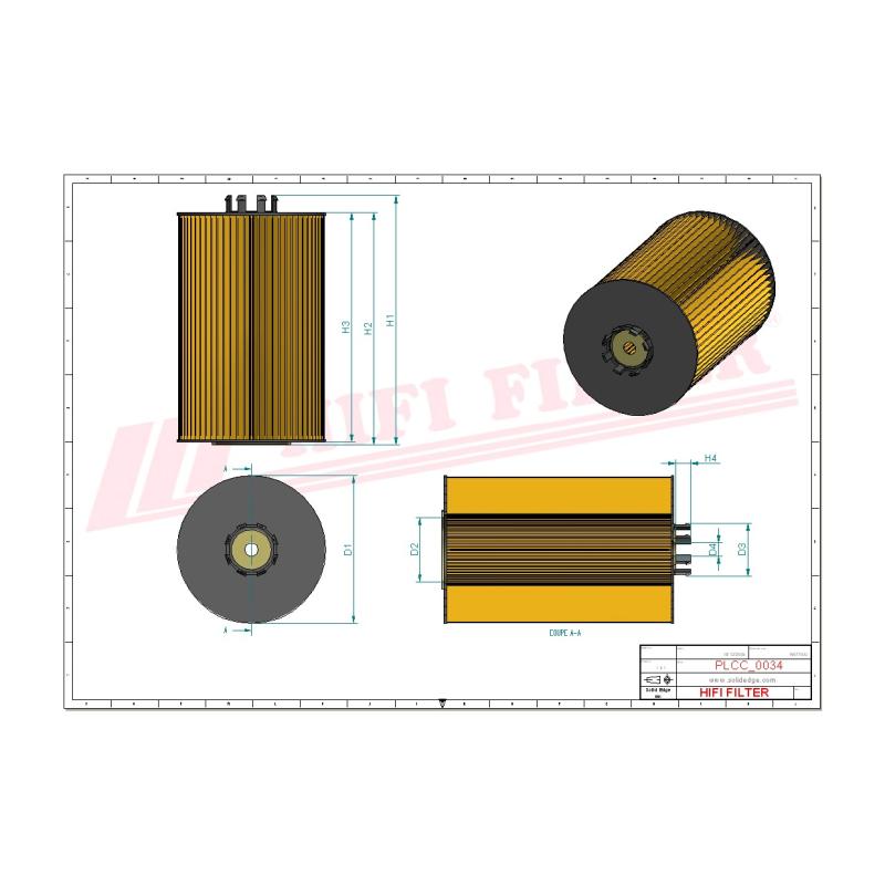 Топливный фильтр HIFI SN70185