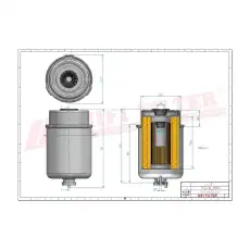 Топливный фильтр HIFI SN70233