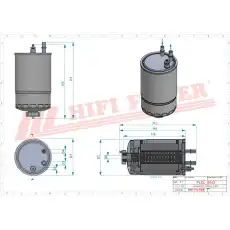 Топливный фильтр HIFI SN80031