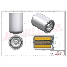 Фильтр масляный HIFI SO10052