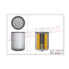 Фильтр масляный HIFI SO475