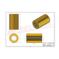 Фильтр масляный HIFI SO7074
