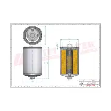 Фильтр масляный HIFI SO7191