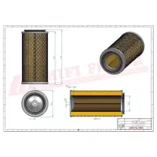 Салонный фильтр HIFI SC90105