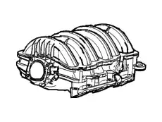 ВПУСКНОЙ КОЛЛЕКТОР ДВИГАТЕЛЯ 12639087 CHEVROLET