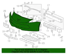 ПАНЕЛЬ БАМПЕРА 23191218 CHEVROLET