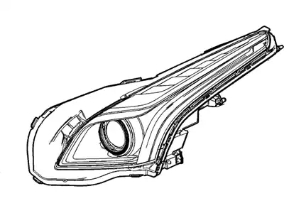 Фара CHEVROLET 20896539