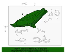 Фара CHEVROLET 23488125