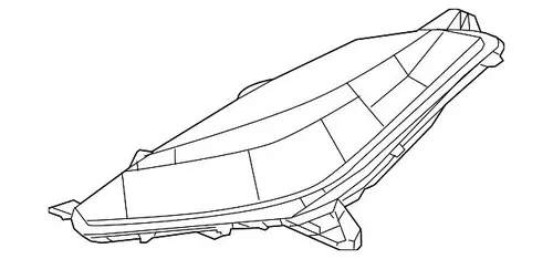 Фара CHEVROLET 23488125