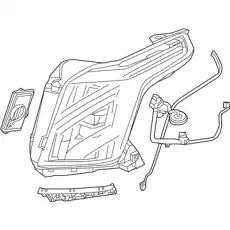 Фара CHEVROLET 84216044