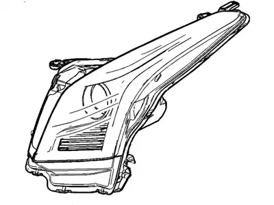 Фара CHEVROLET 23180164
