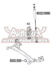 САЙЛЕНТБЛОК ЗАДНЕЙ БАЛКИ 0101456 ASVA
