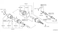  3960617V00 БОЛТ NISSAN