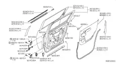 DOOR ASSY H2100ZQ5MA NISSAN