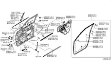 H010A5ZAMB DOOR ASSY NISSAN