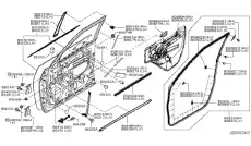 H010A5ZAMB DOOR ASSY NISSAN