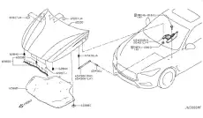 HOOD F510M5CAMA NISSAN